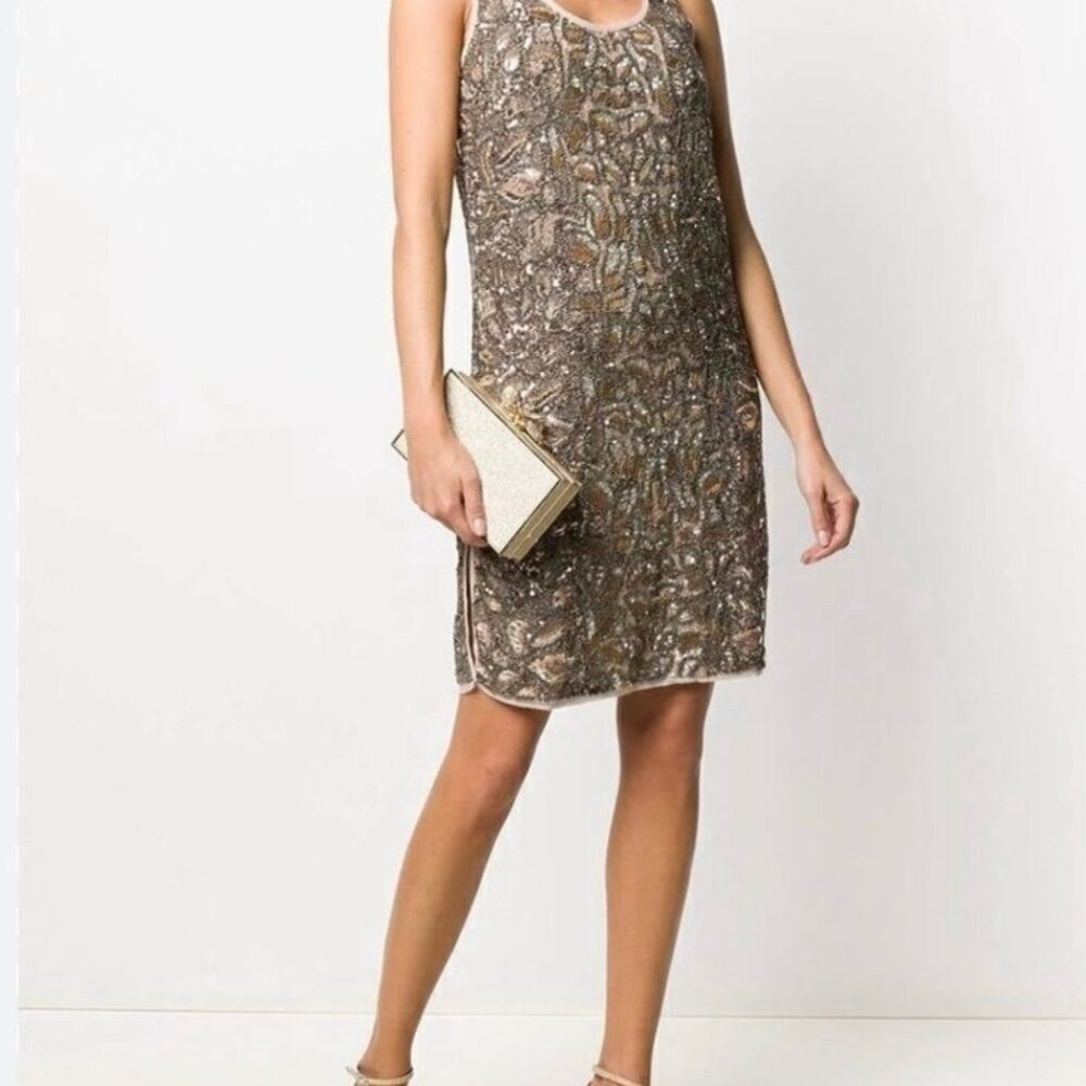 NWT! AllSaints Brellie Embellished Mini Dress Wedding Holiday Evening Size 4